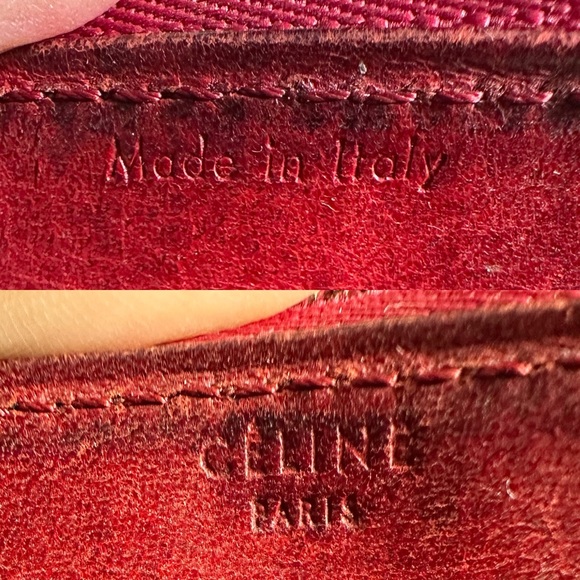 Celine Brown/Beige Canvas/Leather Macadam Envelope Long Clutch Vintage in EUC - Picture 15 of 17